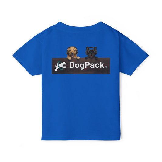 Goldie & Frenchie 'Animated Puppies' Toddler T‑Shirt Front & Back