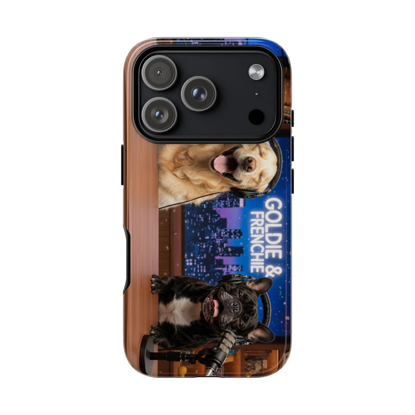 Goldie & Frenchie Talk Show LOL Laughing out iPhone Cases