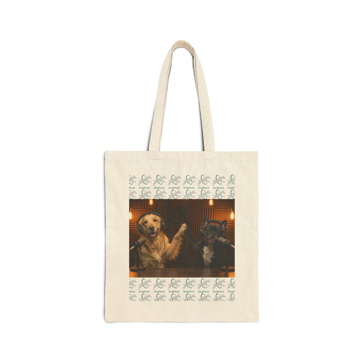 Goldie & Frenchie 'High Fives' Canvas Tote