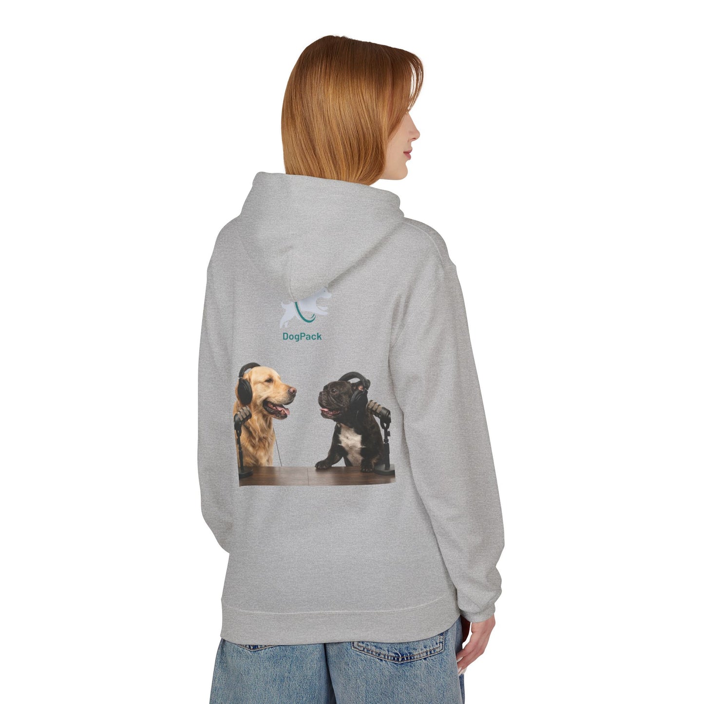 Custom Goldie & Frenchie with Your Dog! Soft Style Podcast Hoodie