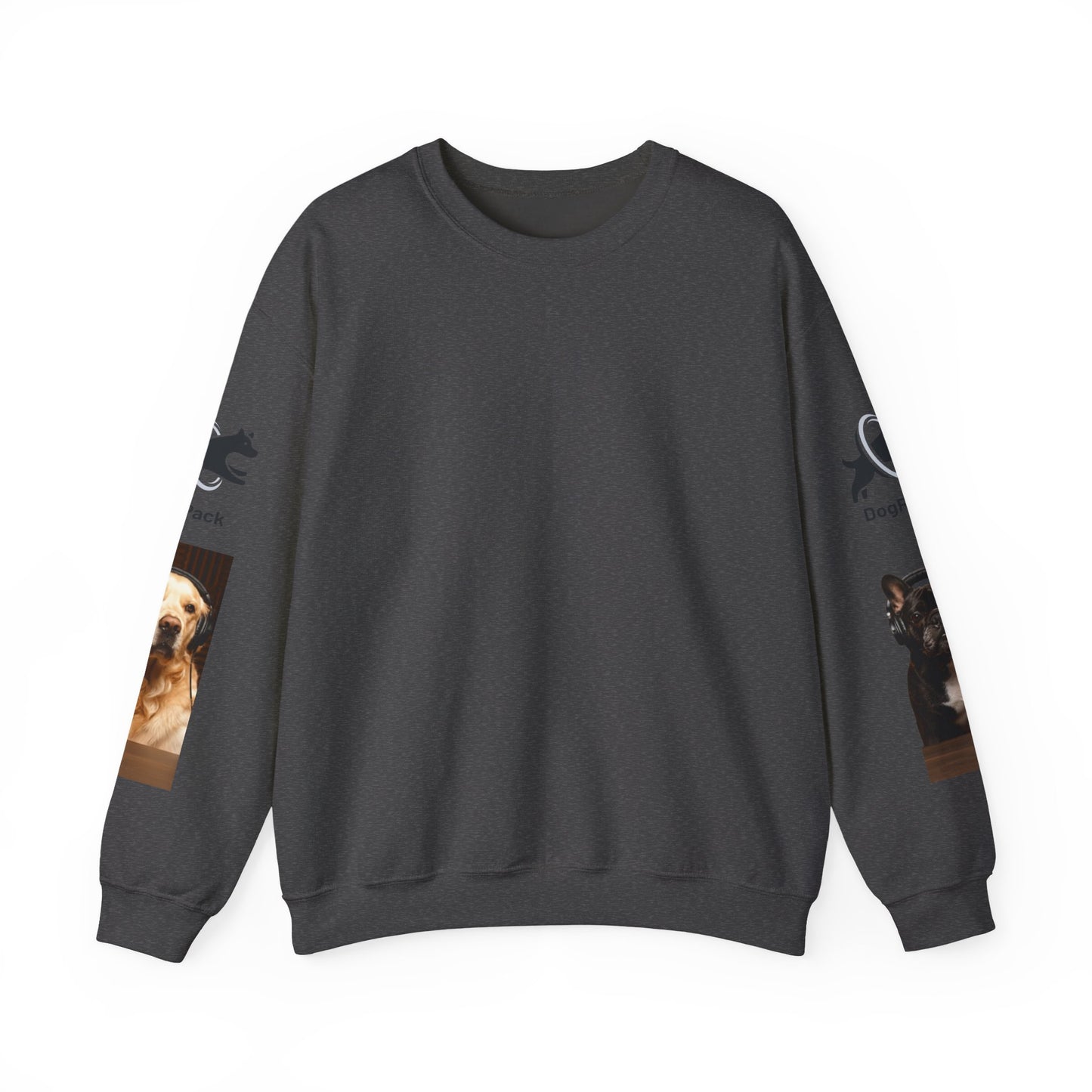 Goldie & Frenchie Have your Back Crewneck and Printed Sleeves
