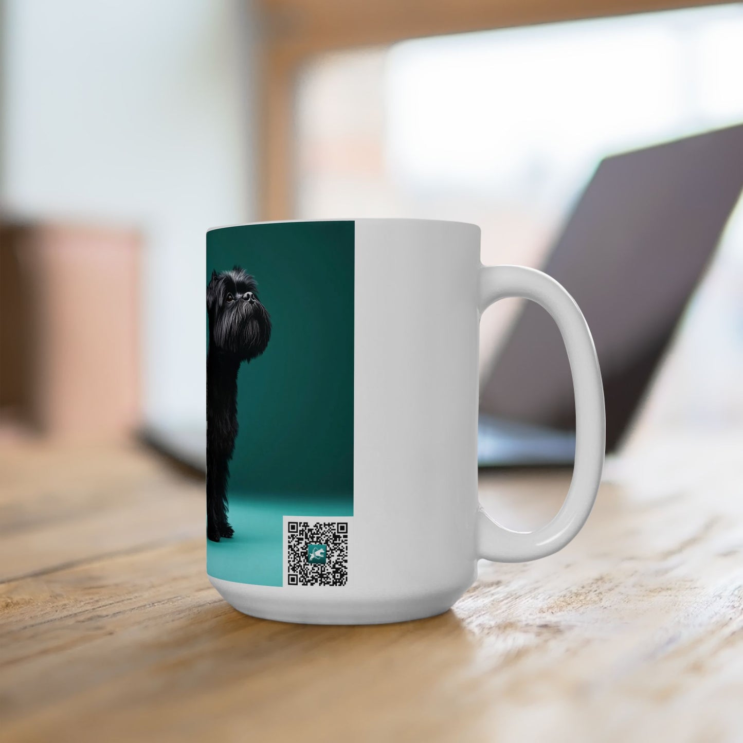 Affenpinscher Ceramic Mug — Cute Black Dog Coffee Cup (11oz & 15oz)