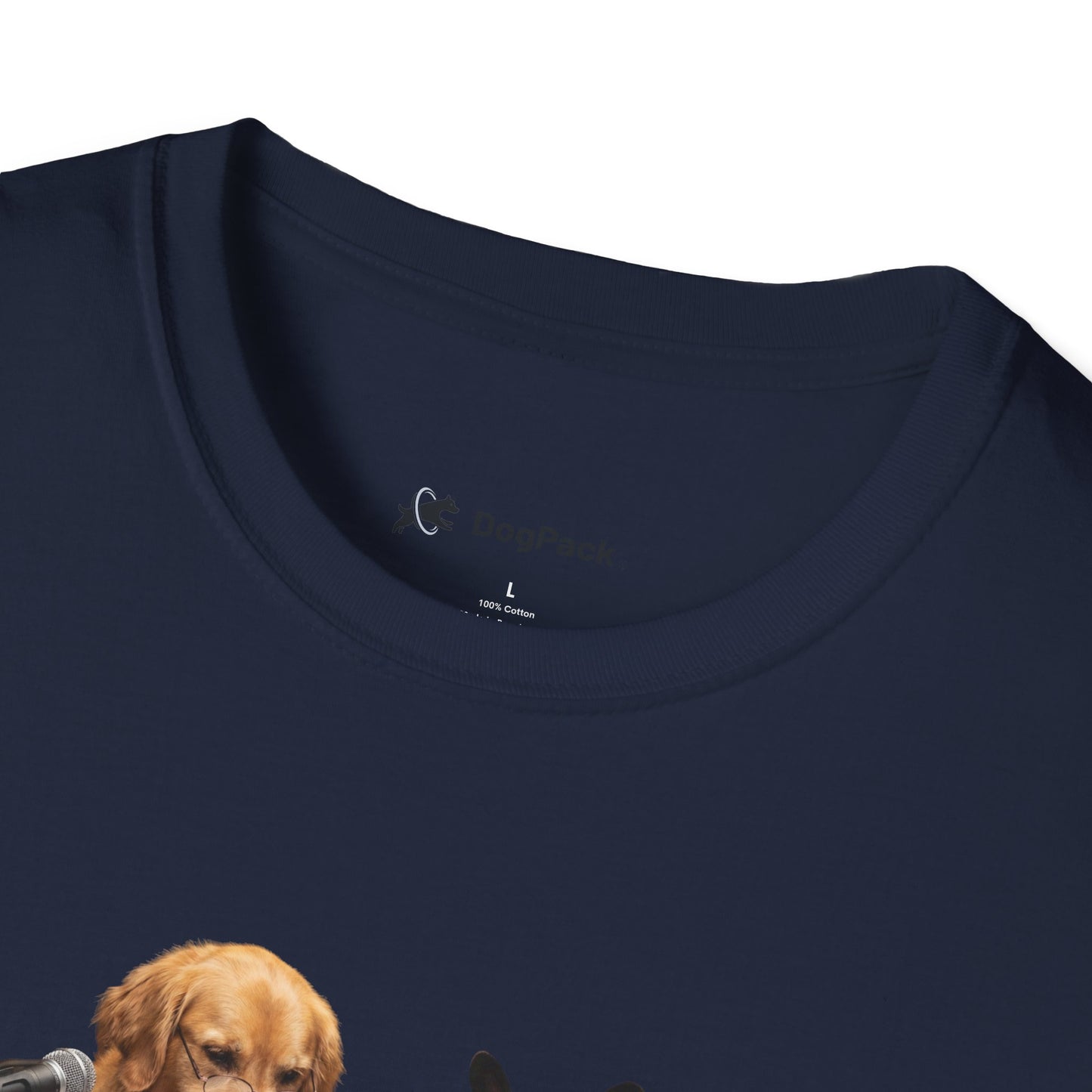 Goldie & Frenchie 'Reading over the Script' Graphic Softstyle T-Shirt - Unisex