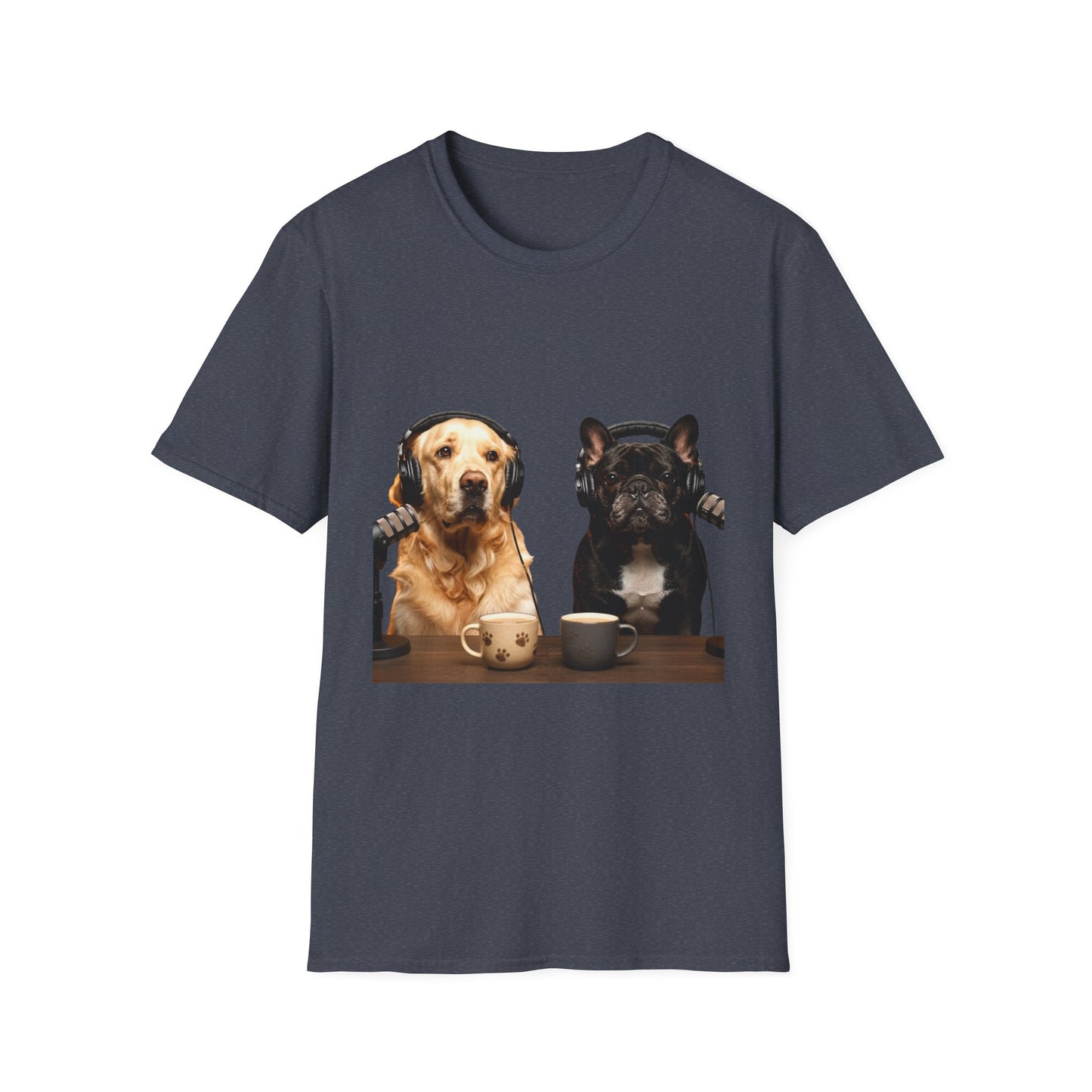 Goldie & Frenchie back & front Softstyle T-shirt