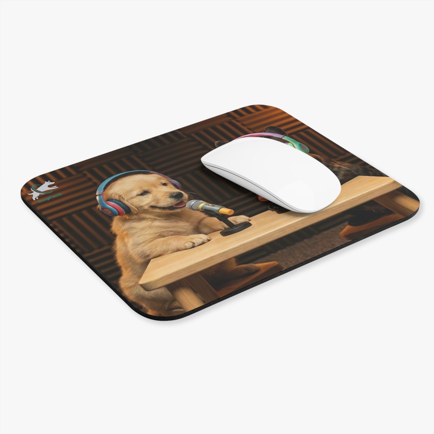 Baby Goldie & Frenchie Puppies In The Studio Mouse Pad