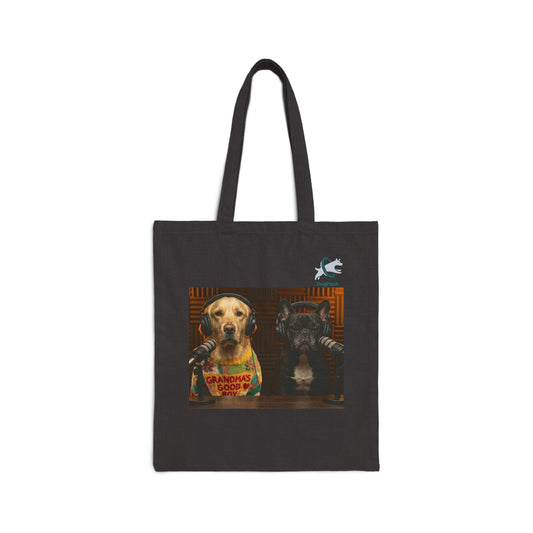 Goldie & Frenchie 'Grandma's Good Boy' Canvas Tote