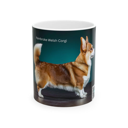 Pembroke Welsh Corgi Ceramic Mug — Pembroke Welsh Corgi Dog Breed Coffee Cup (11oz & 15oz)