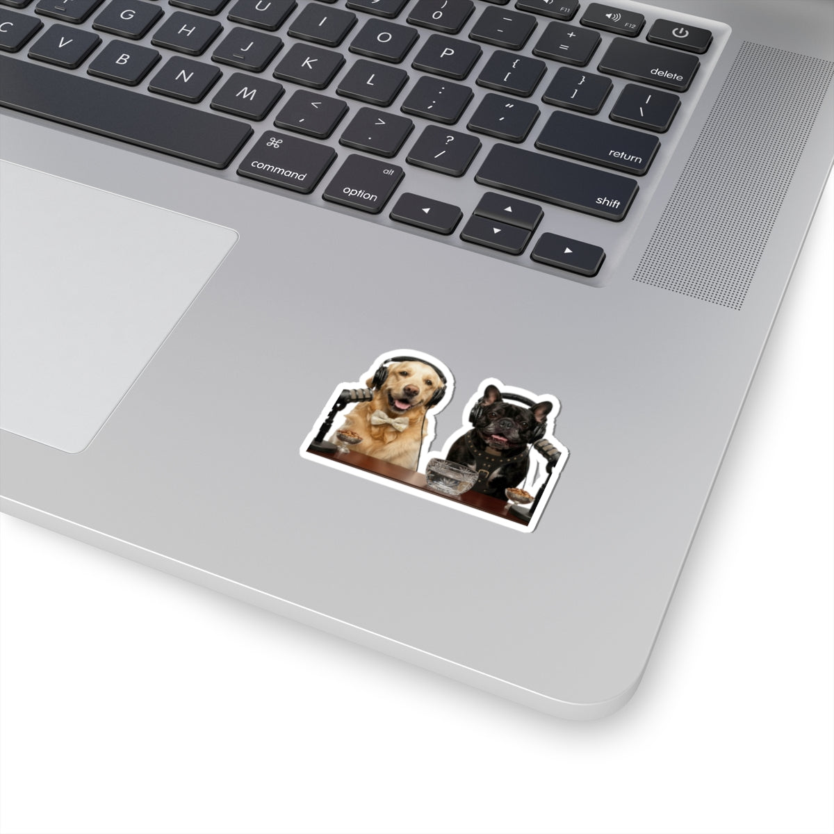 Goldie & Frenchie Sophisticated & Wealthy Kiss-Cut Sticker