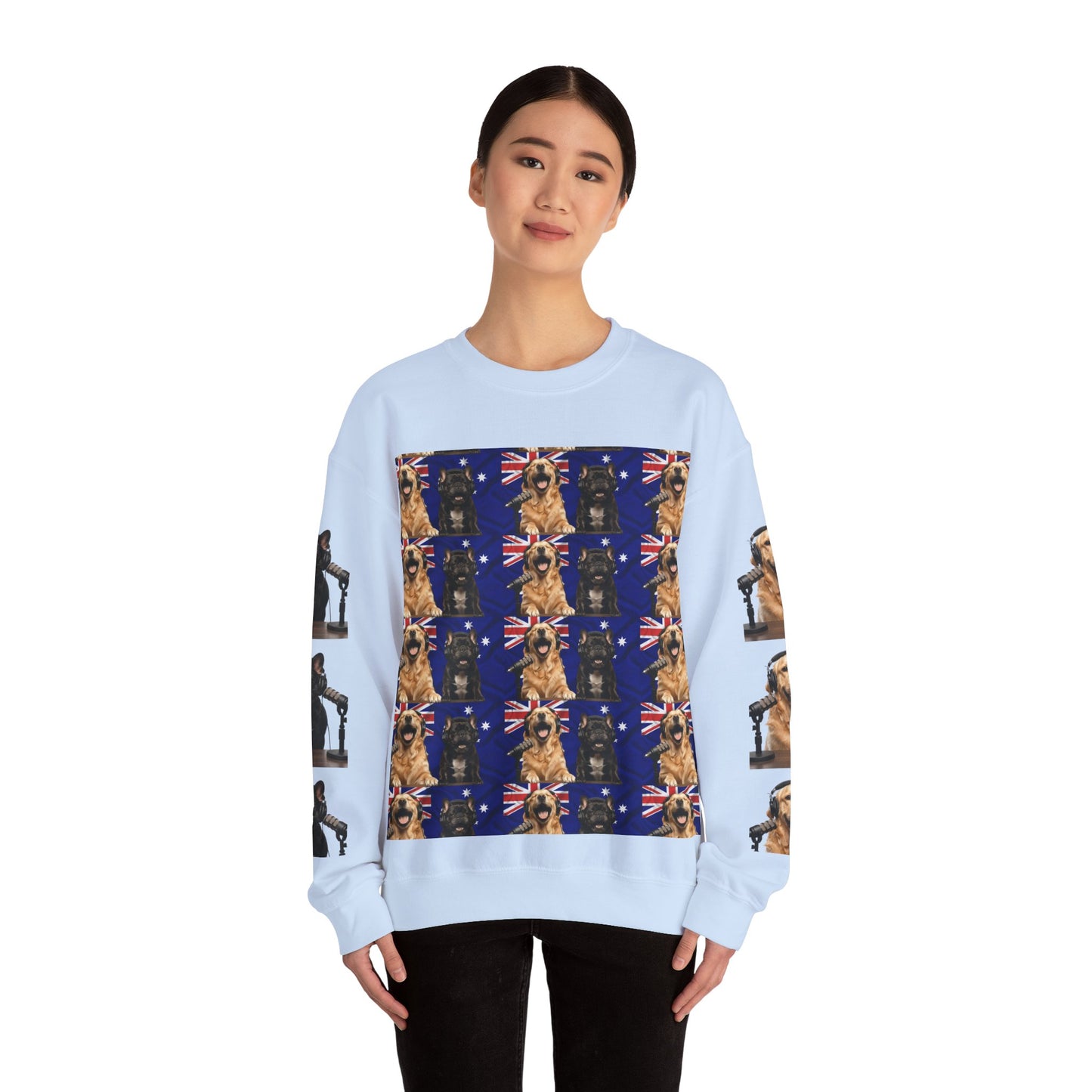 Goldie & Frenchie Australian Pride Crewneck Sweatshirt — Fully Printed Special Edition - Ships from Australia + New Zealand