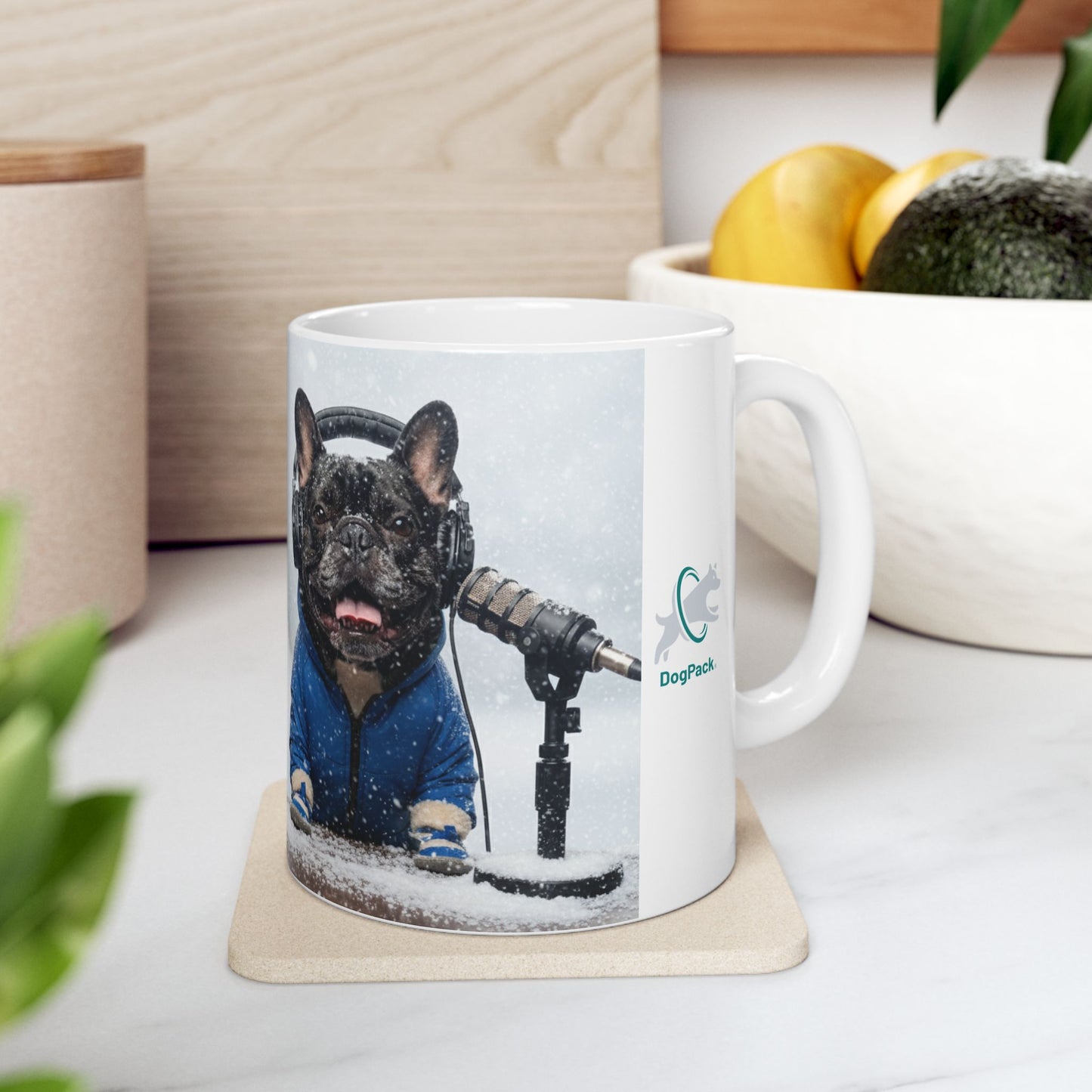 Goldie & Frenchie Winter Mug for Warm Drinks (11oz, 15oz)