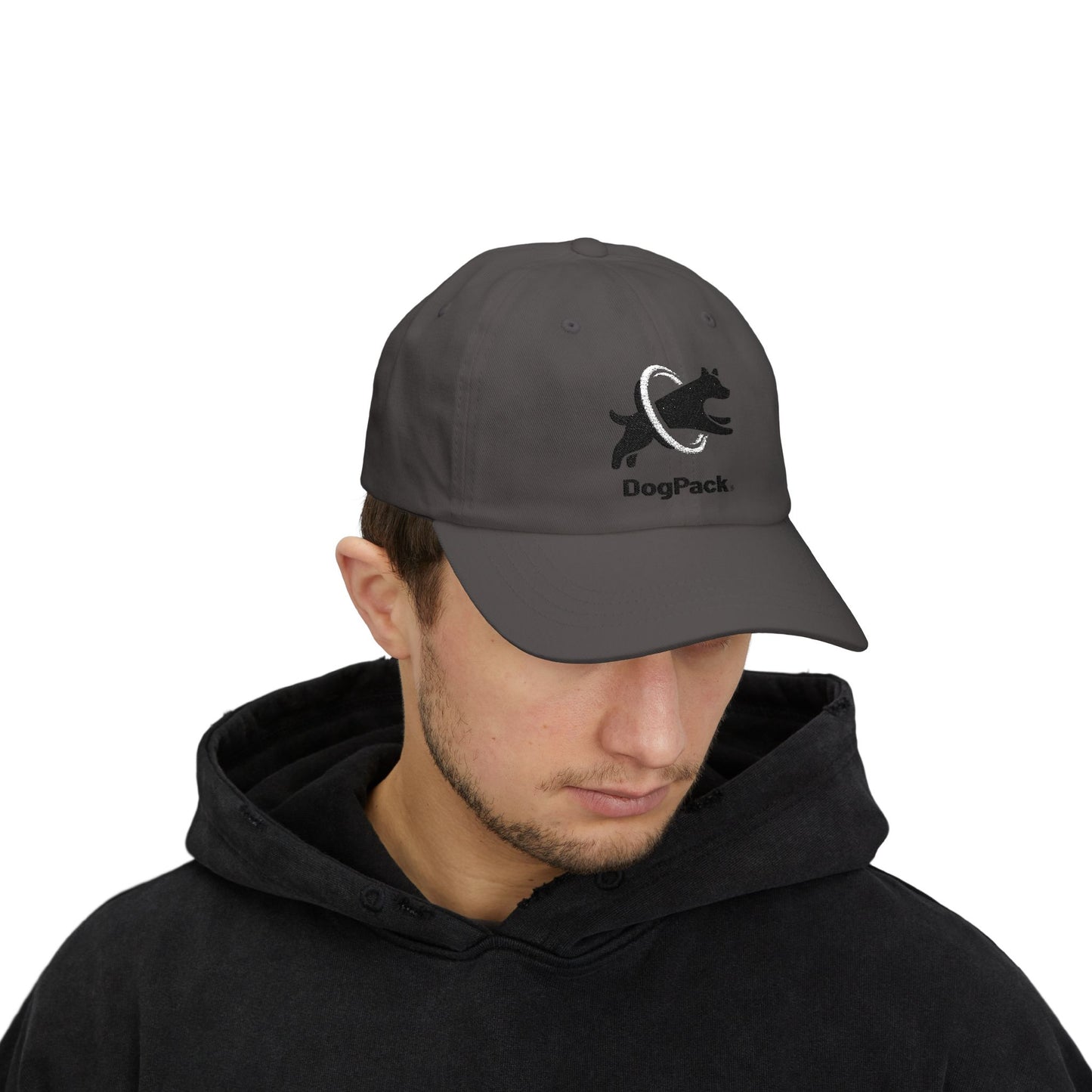 DogPack Brand Dad Cap — DogPack Dark Logo Embroidered Baseball Hat