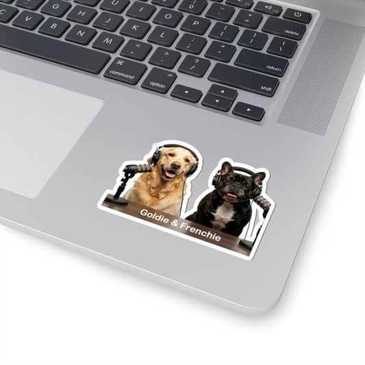 Goldie & Frenchie Smiling Sticker