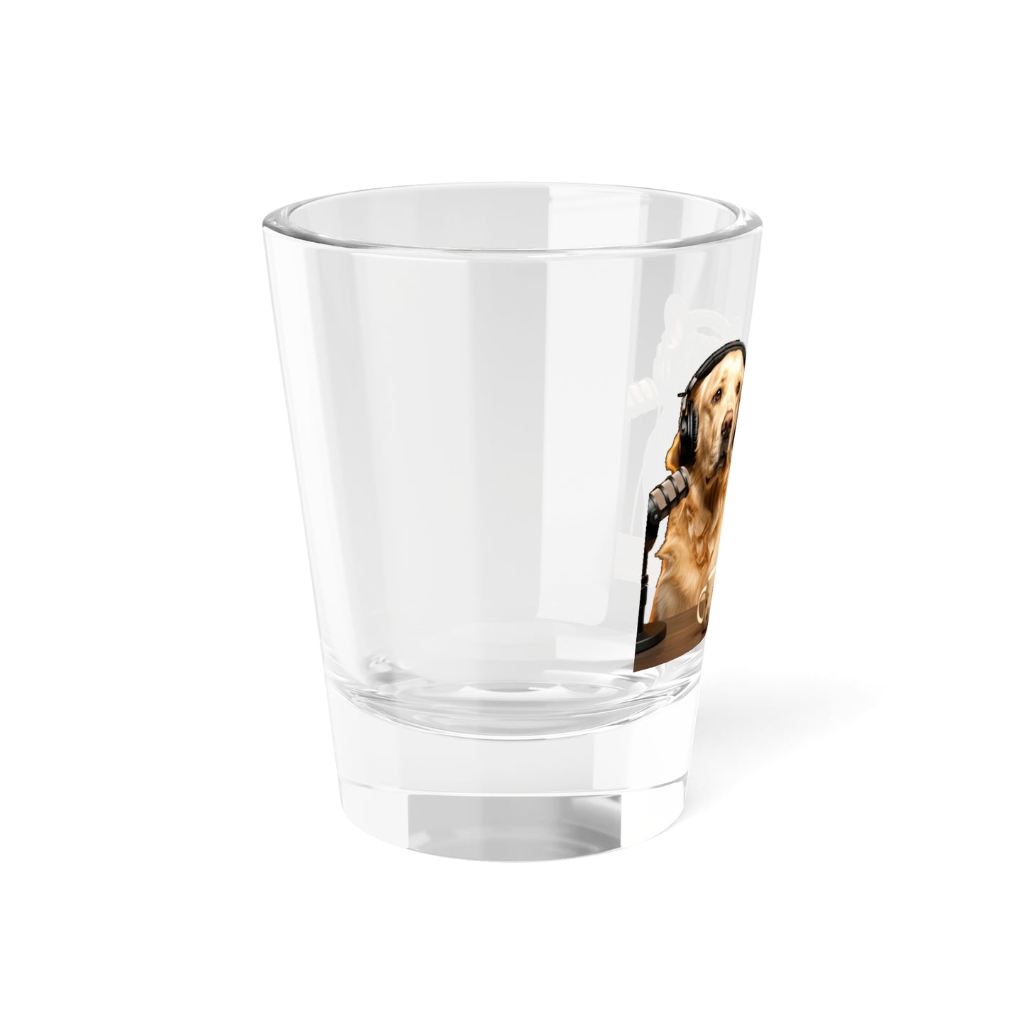 Goldie & Frenchie Classic On-Air Shot Glass — Solid Quality Glass 1.5oz
