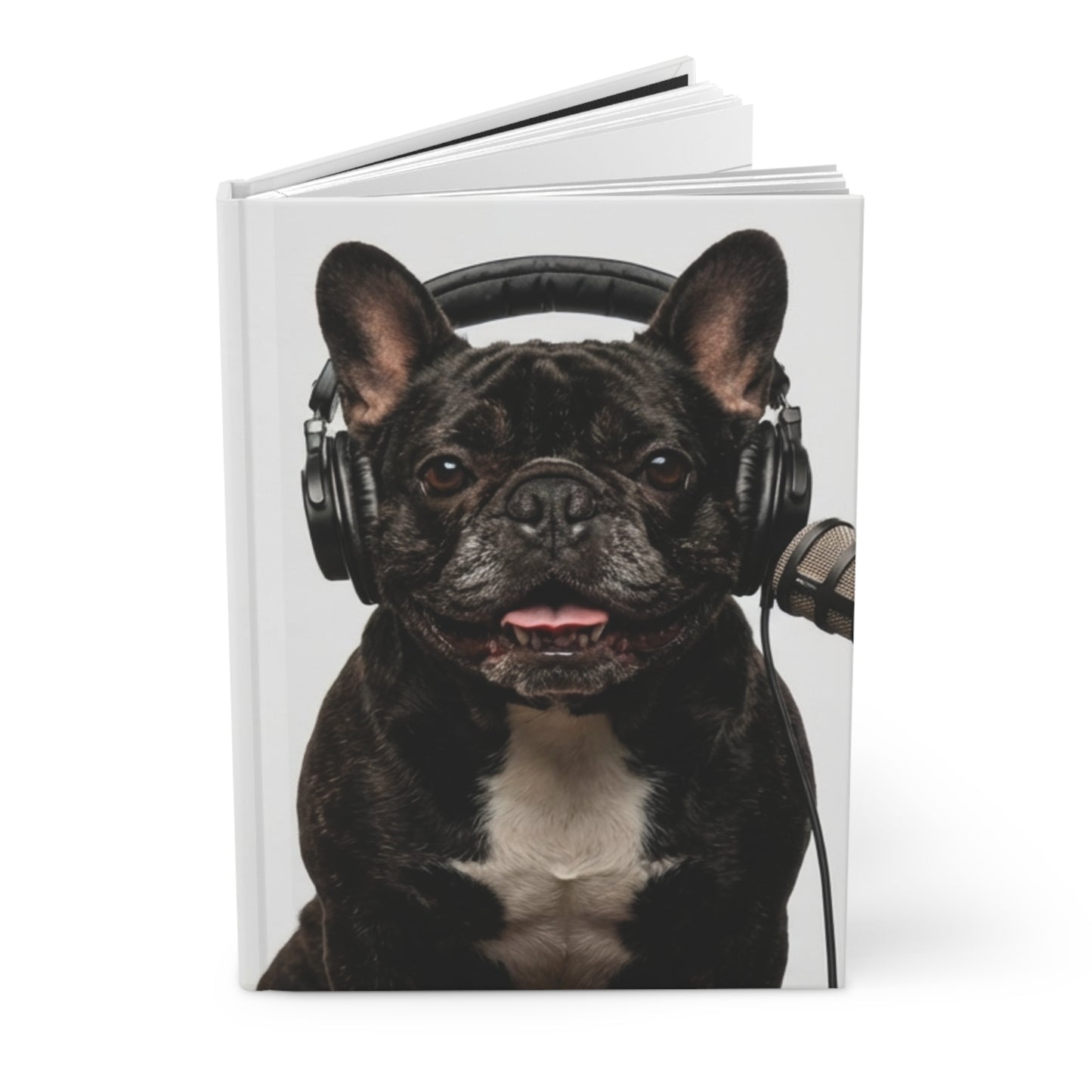 Goldie & Frenchie Smiling Hardcover Notebook