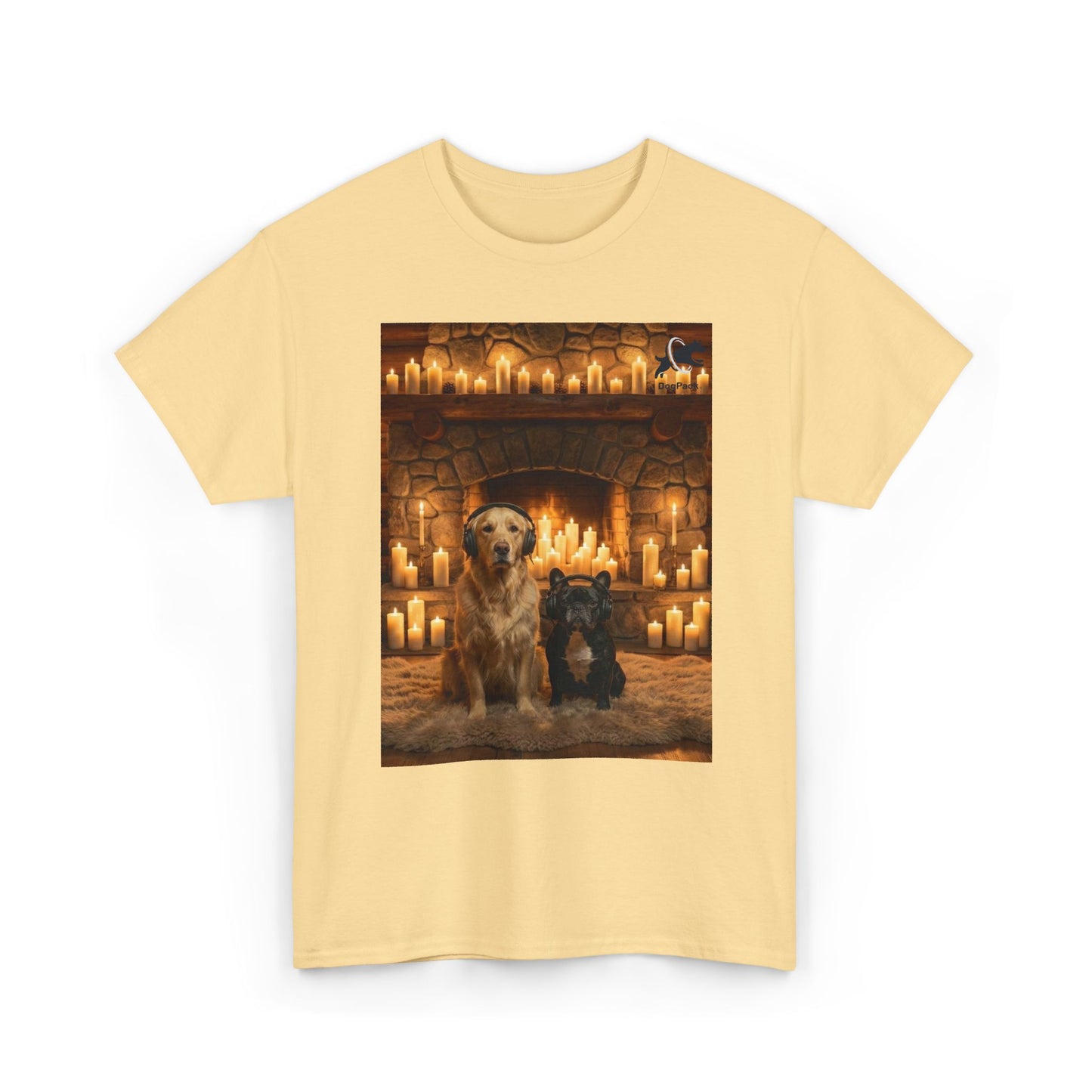 Goldie & Frenchie Staying Warm Front & Back Canada T‑Shirt - Ships from Canada