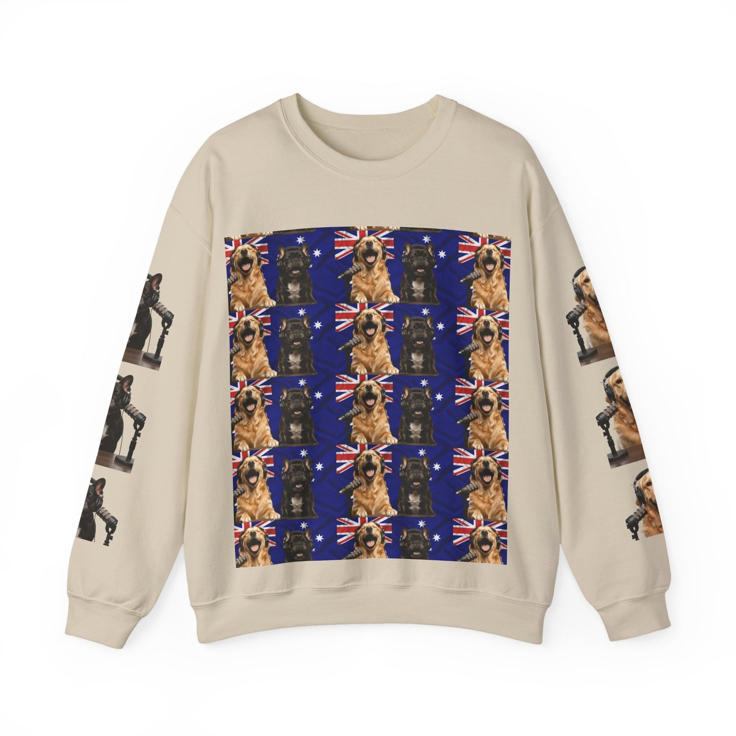 Goldie & Frenchie Australian Pride Crewneck Sweatshirt — Fully Printed Special Edition - Ships from Australia + New Zealand