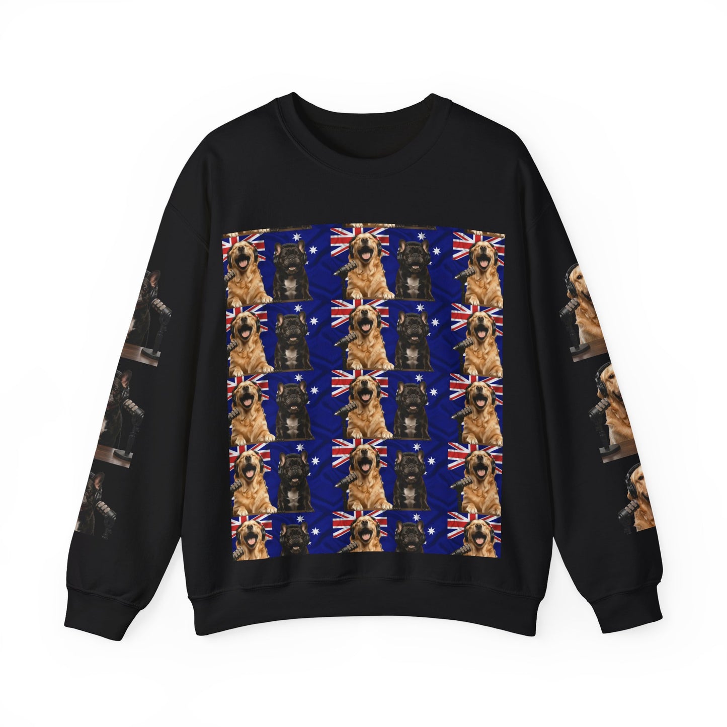 Goldie & Frenchie Australian Pride Crewneck Sweatshirt — Fully Printed Special Edition - Ships from Australia + New Zealand