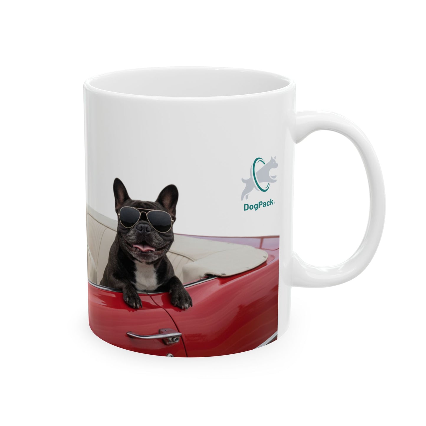 Goldie & Frenchie 'Roadtrippin' - Ceramic Coffee Mug (11oz, 15oz)