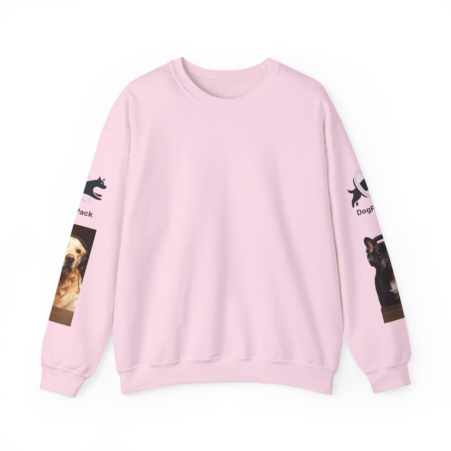 Goldie & Frenchie Have your Back Crewneck and Printed Sleeves