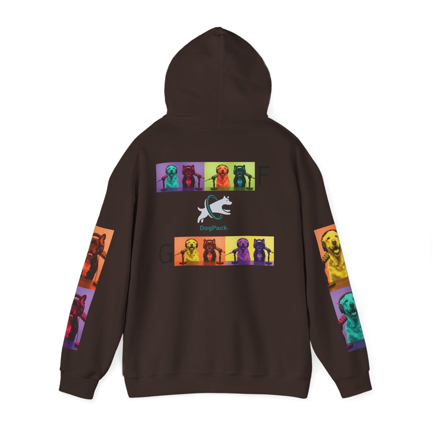 Goldie & Frenchie Cruisin' Hoodie — G&F "Windows down, music up" - Warhol inspired