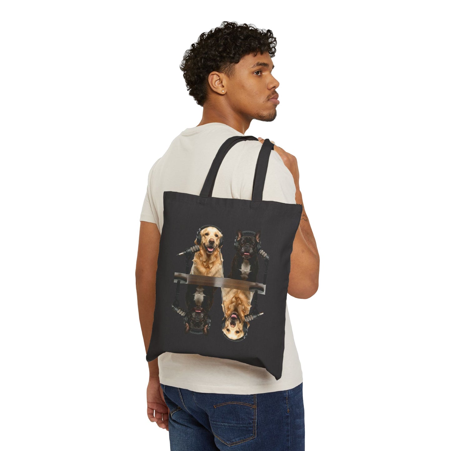 Goldie & Frenchie Reflection Canvas Tote