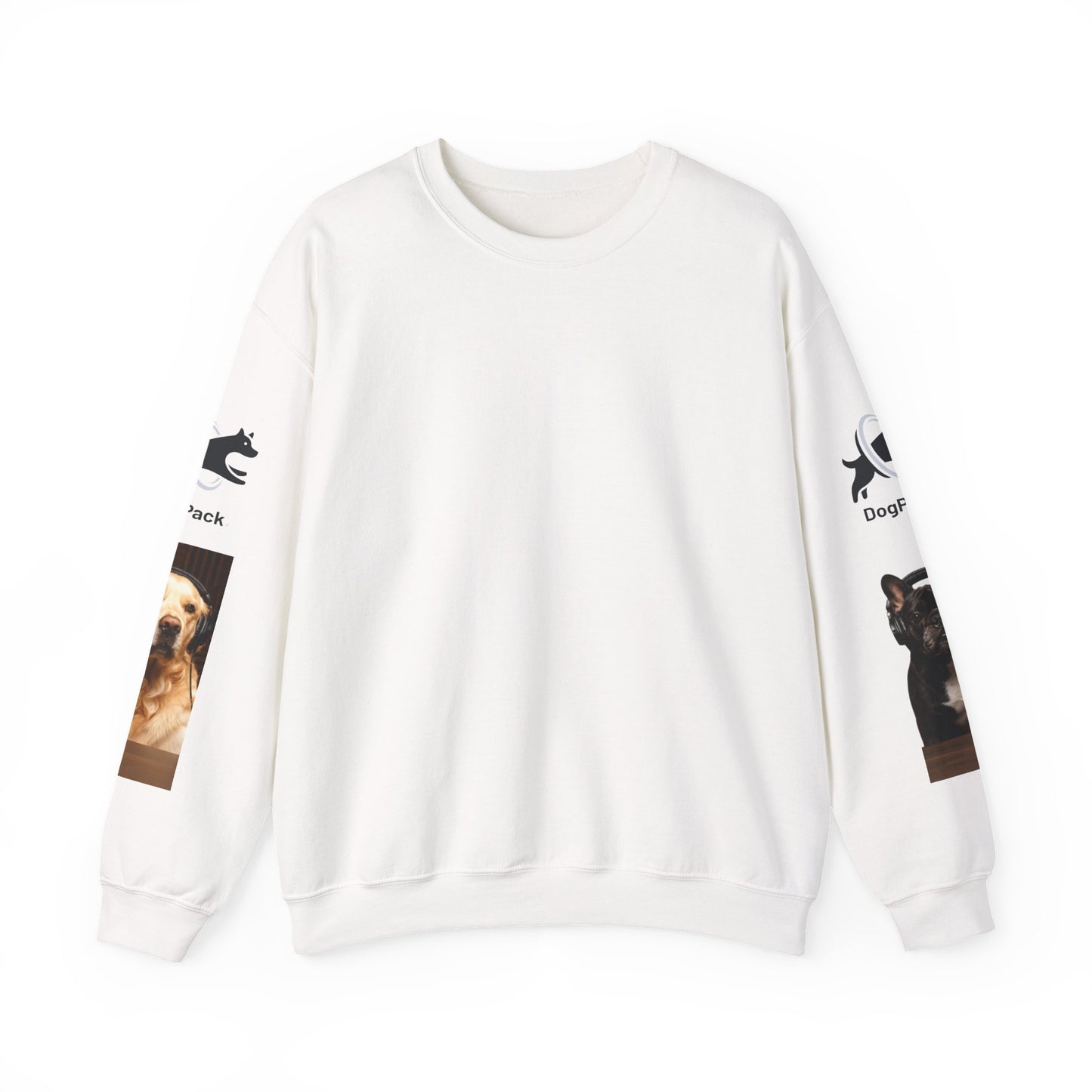 Goldie & Frenchie Have your Back Crewneck and Printed Sleeves