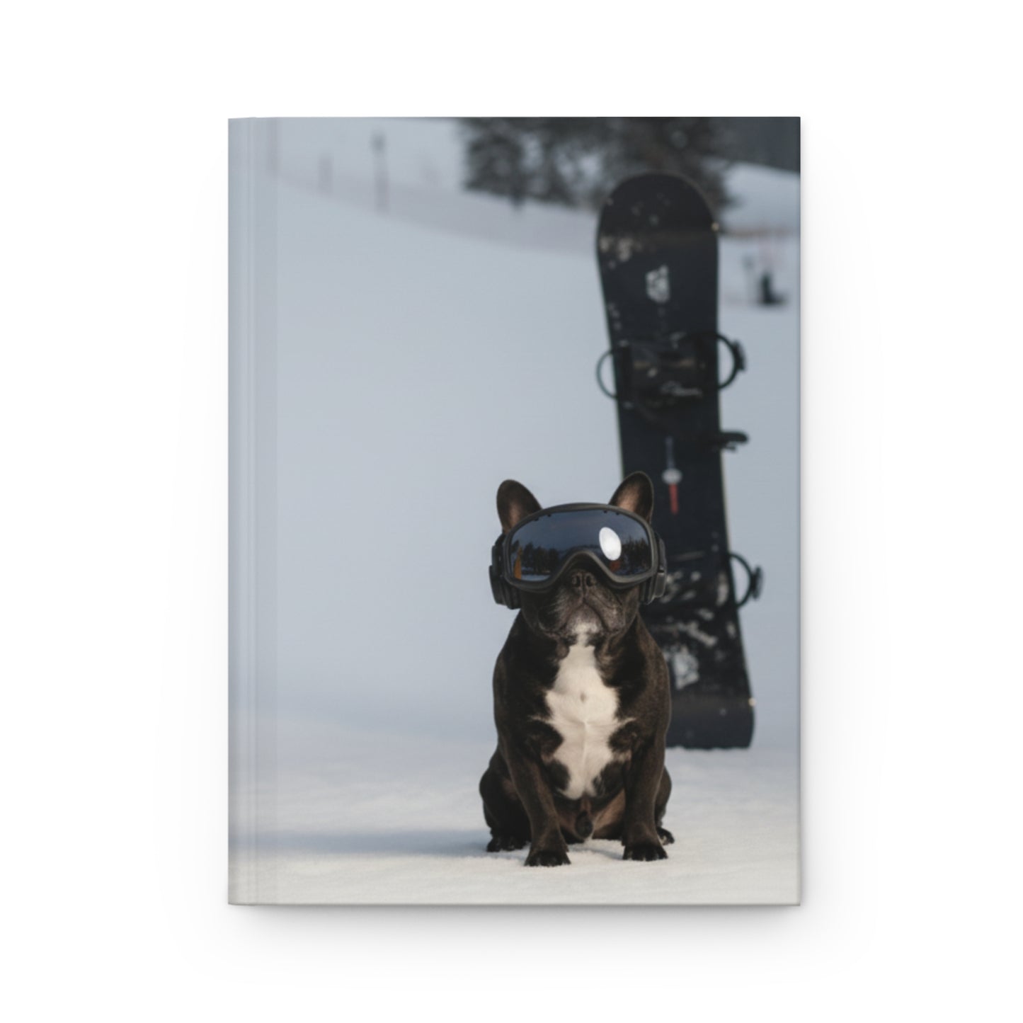 Goldie & Frenchie Snowboarding Notebook