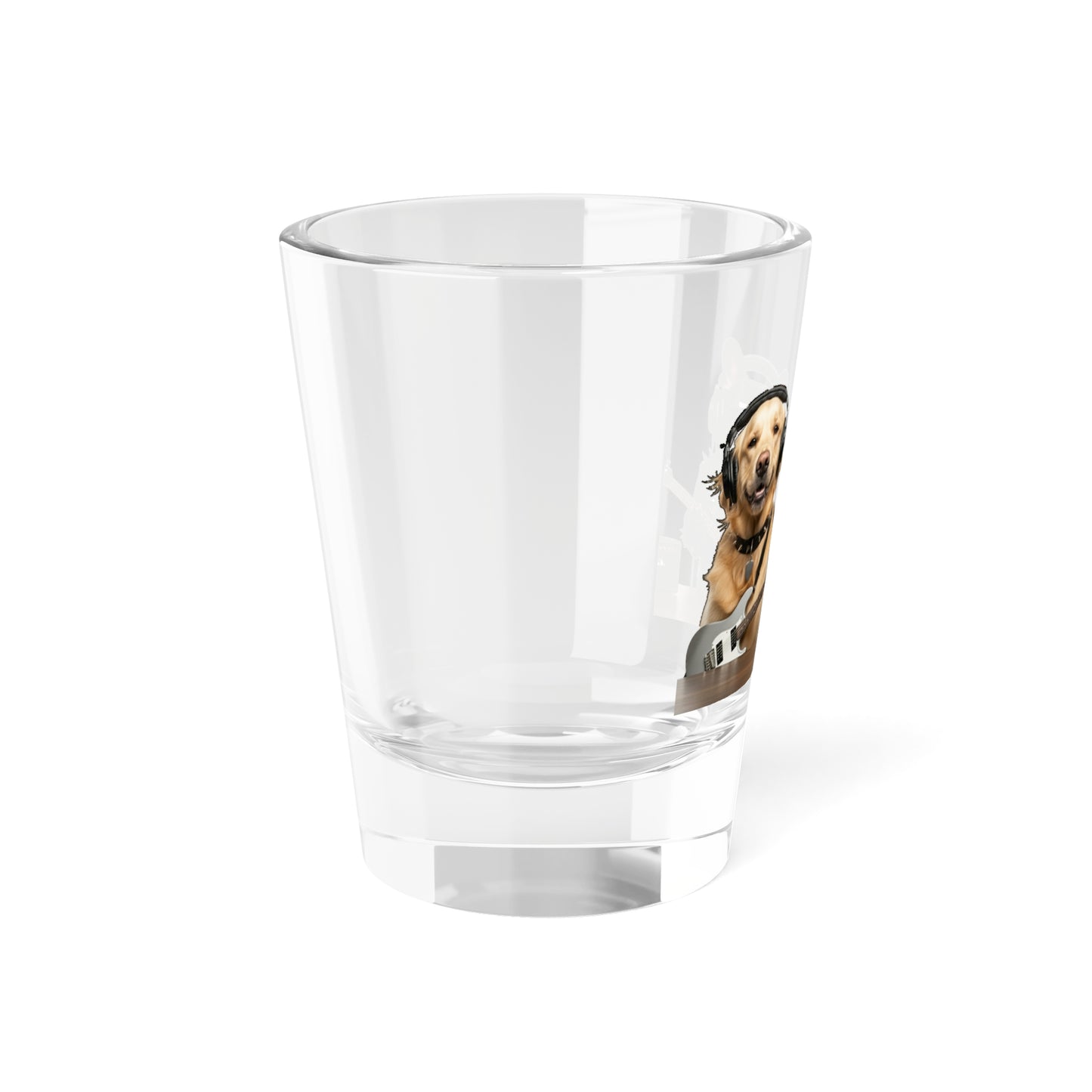 Goldie & Frenchie Rock Dogs - High Quality, Heavy Shot Glass, 1.5oz