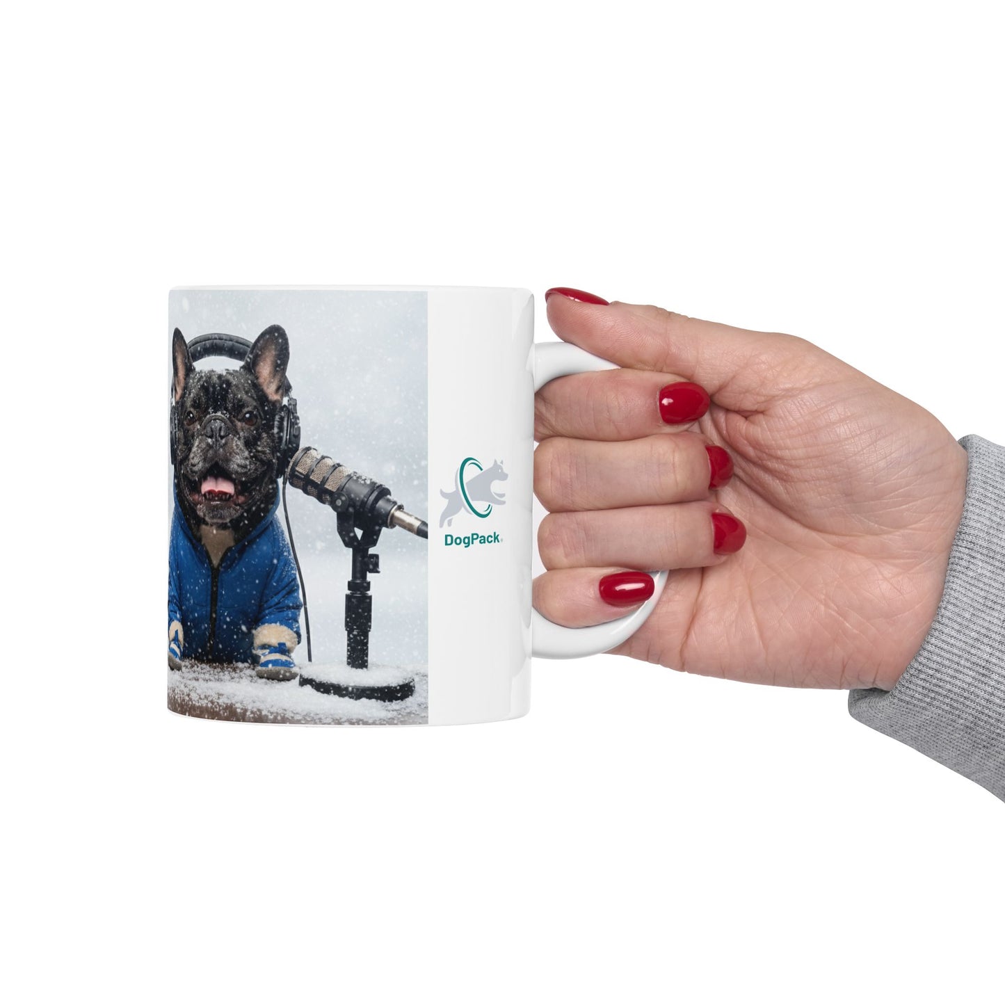 Goldie & Frenchie Winter Mug for Warm Drinks (11oz, 15oz)