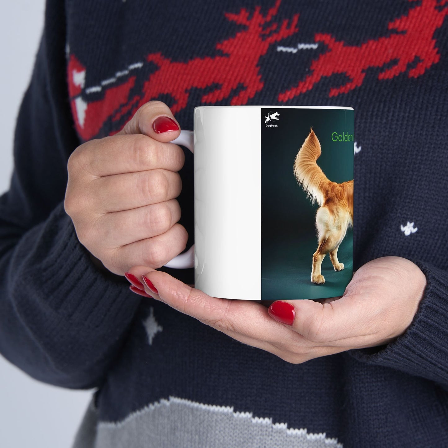 Golden Retriever Ceramic Mug – Golden Retriever Dog Breed Coffee Cup (11oz, 15oz)