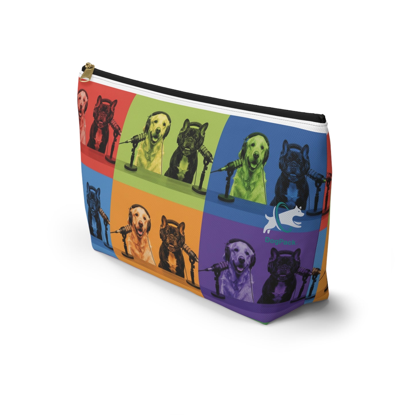Goldie & Frenchie Warhol Inspired Pop Art Accessory Pouch