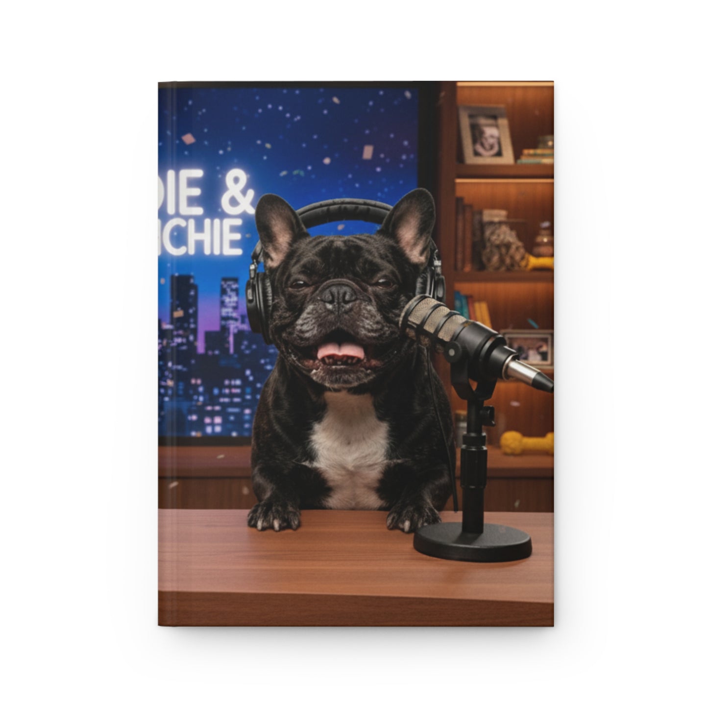 Goldie & Frenchie Talk Show LOL Laughing out Loud Studio Notebook