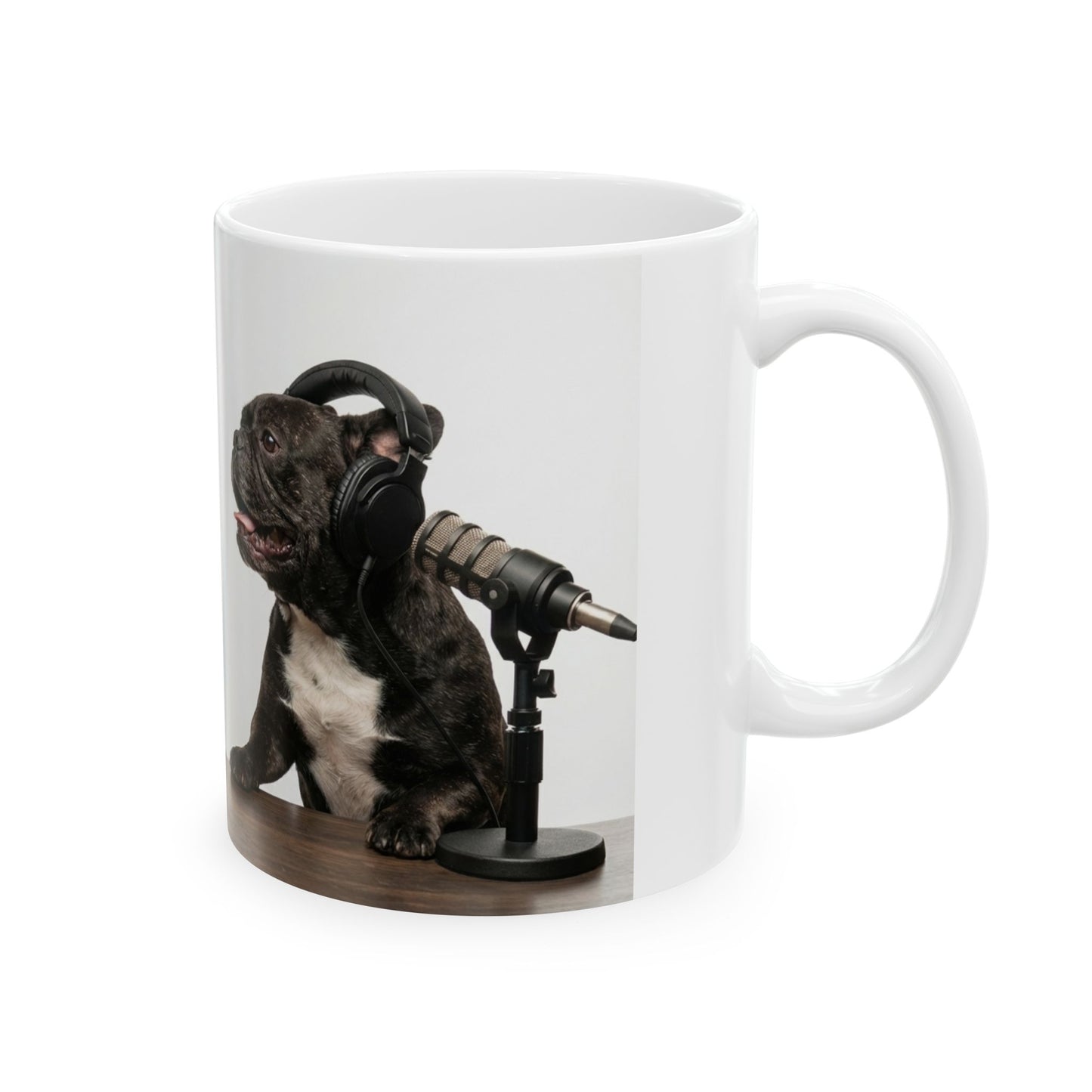 Goldie & Frenchie Chatting Ceramic Mug, (11oz, 15oz)