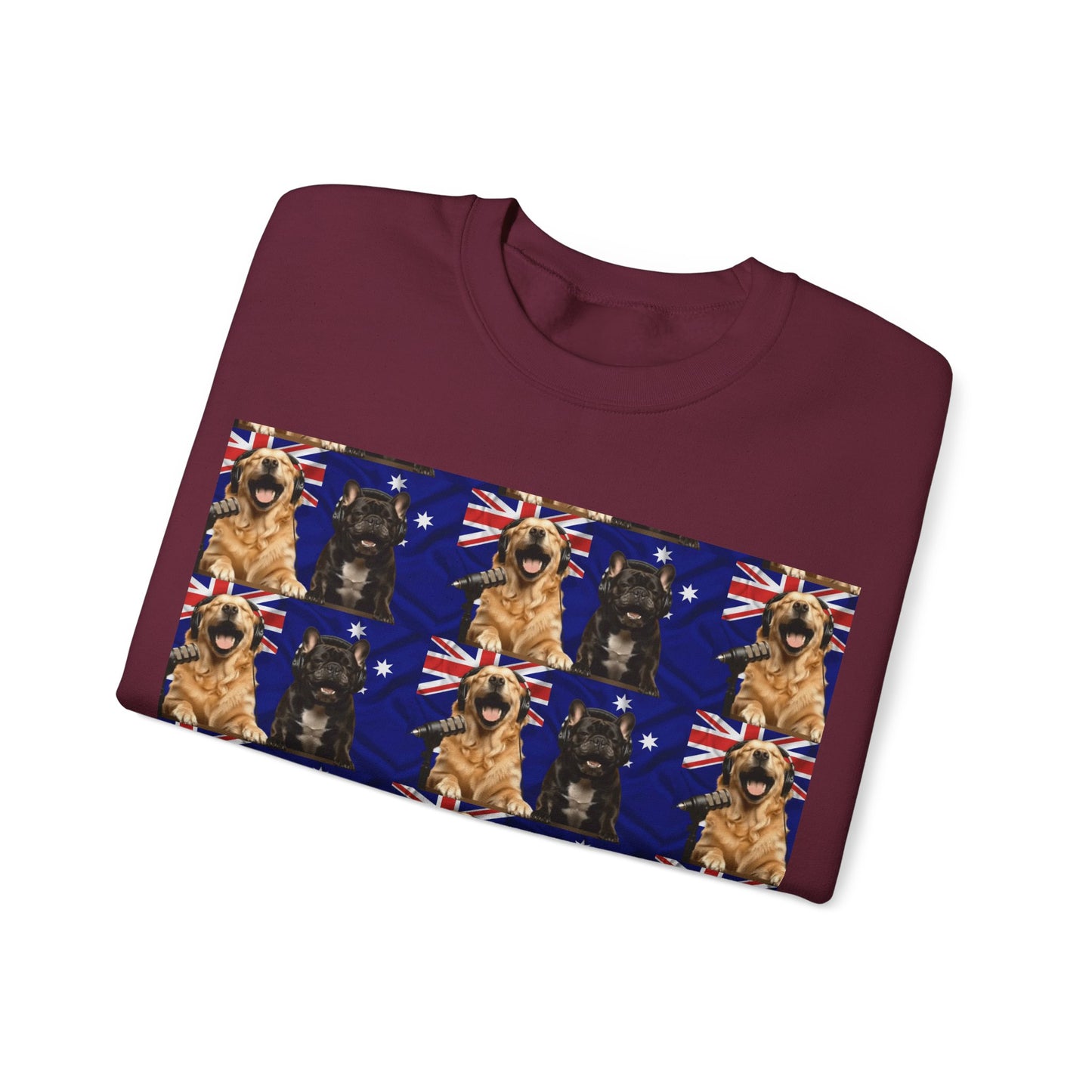 Goldie & Frenchie Australian Pride Crewneck Sweatshirt — Fully Printed Special Edition - Ships from Australia + New Zealand