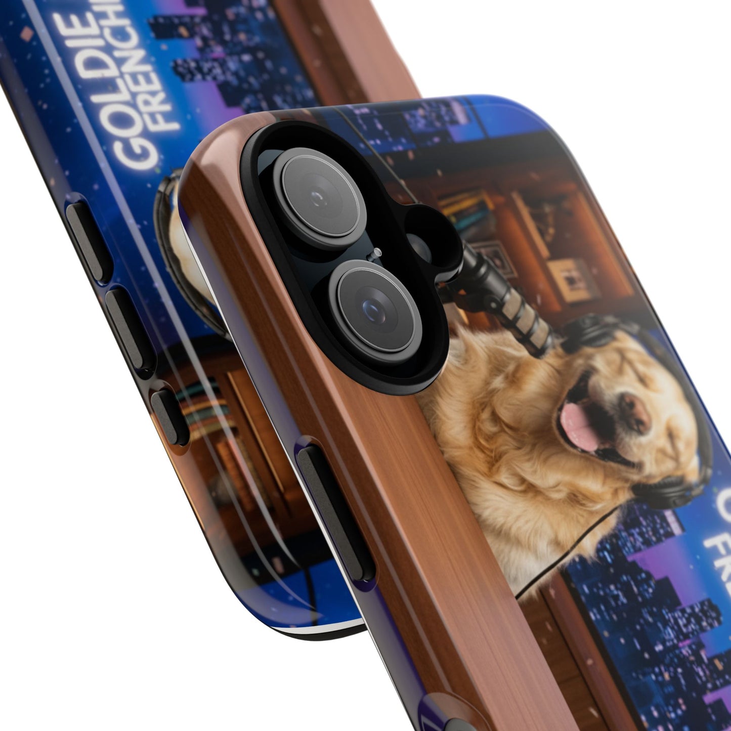 Goldie & Frenchie Talk Show LOL Laughing out iPhone Cases