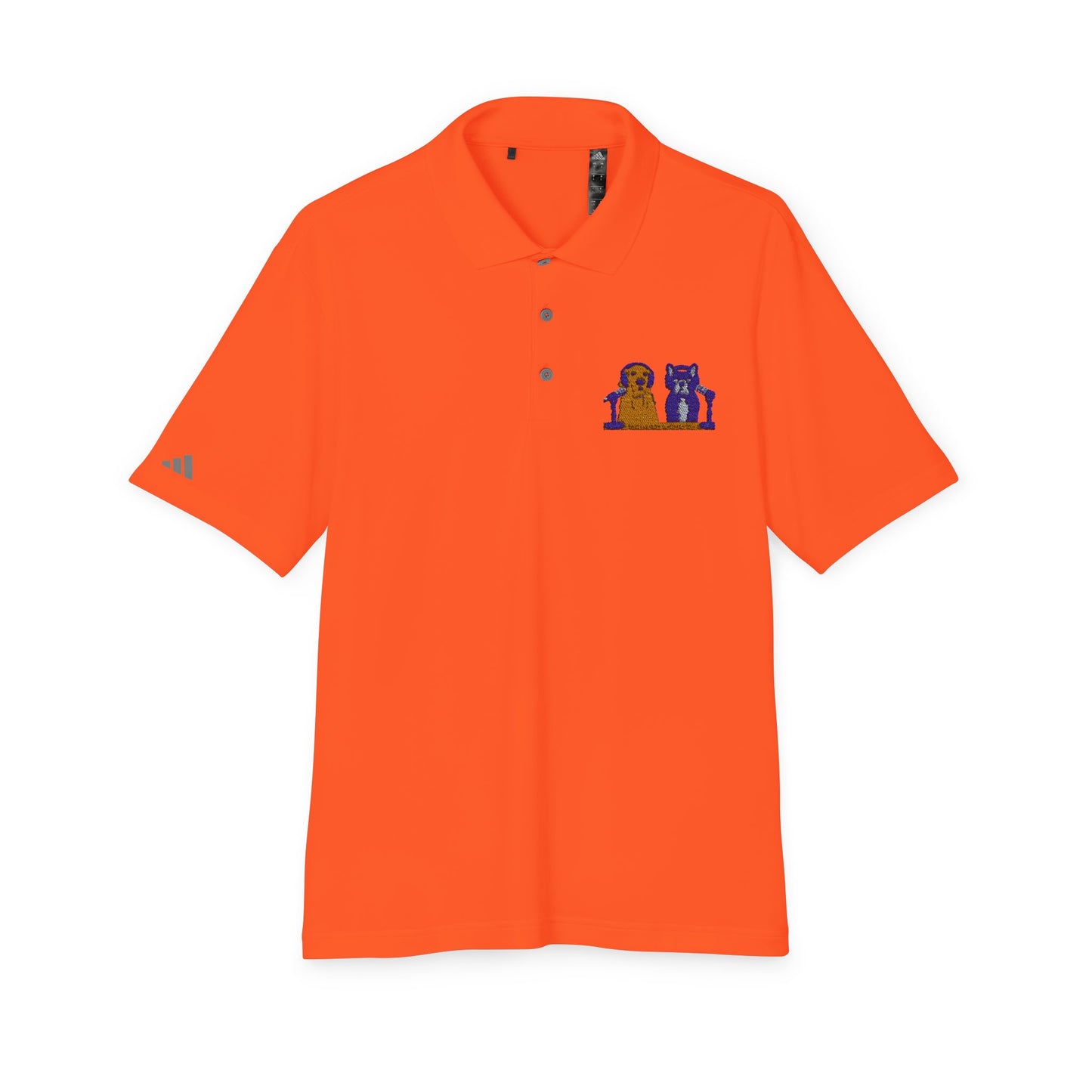 Goldie & Frenchie Embroidered Logo High Performance Polo | Customized adidas®