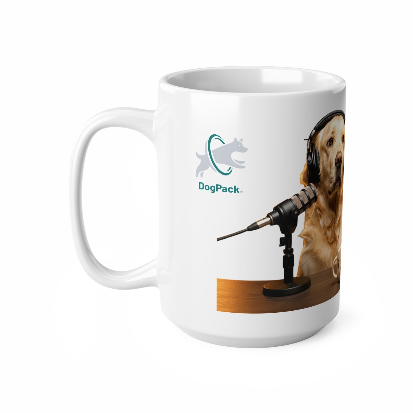 Goldie & Frenchie Dog Podcast Coffee Mug — 11oz & 15oz Quality Ceramic - Ships from United Kingdom