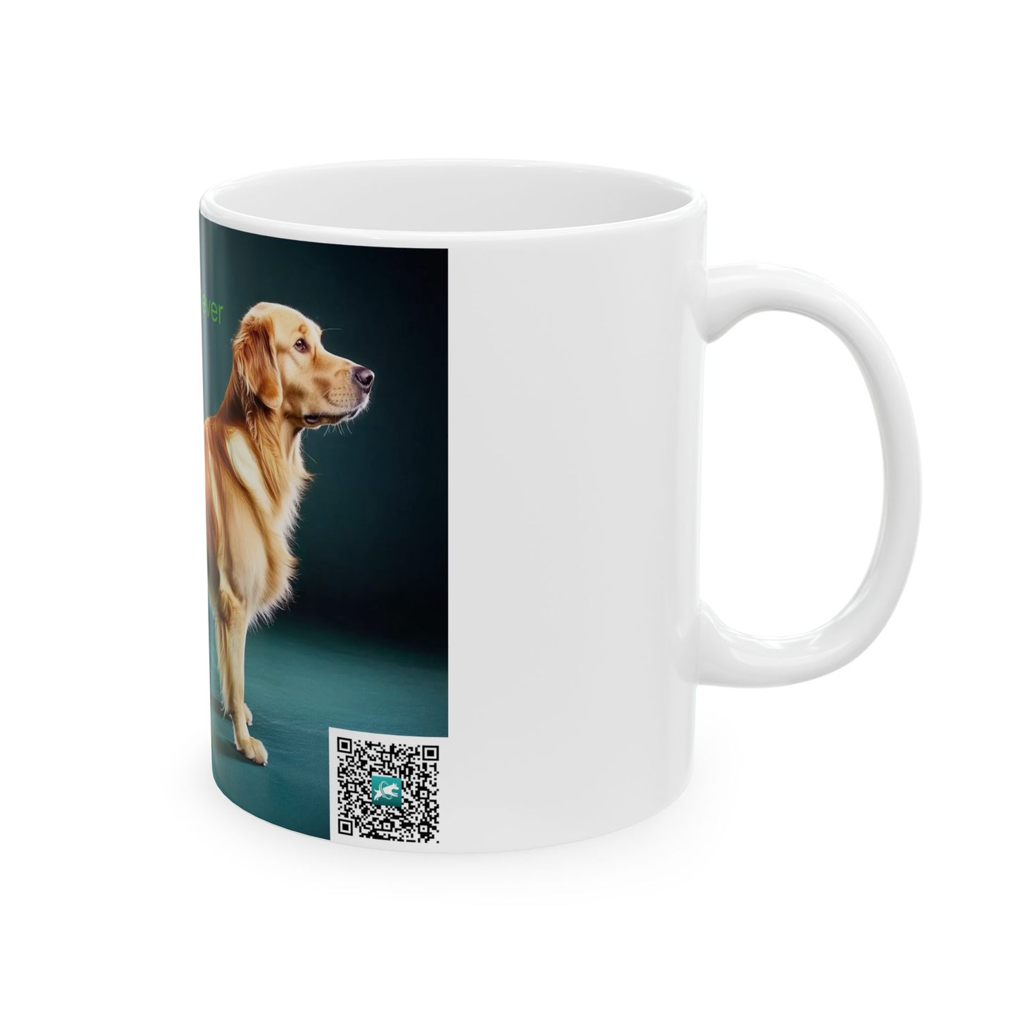 Golden Retriever Ceramic Mug – Golden Retriever Dog Breed Coffee Cup (11oz, 15oz)