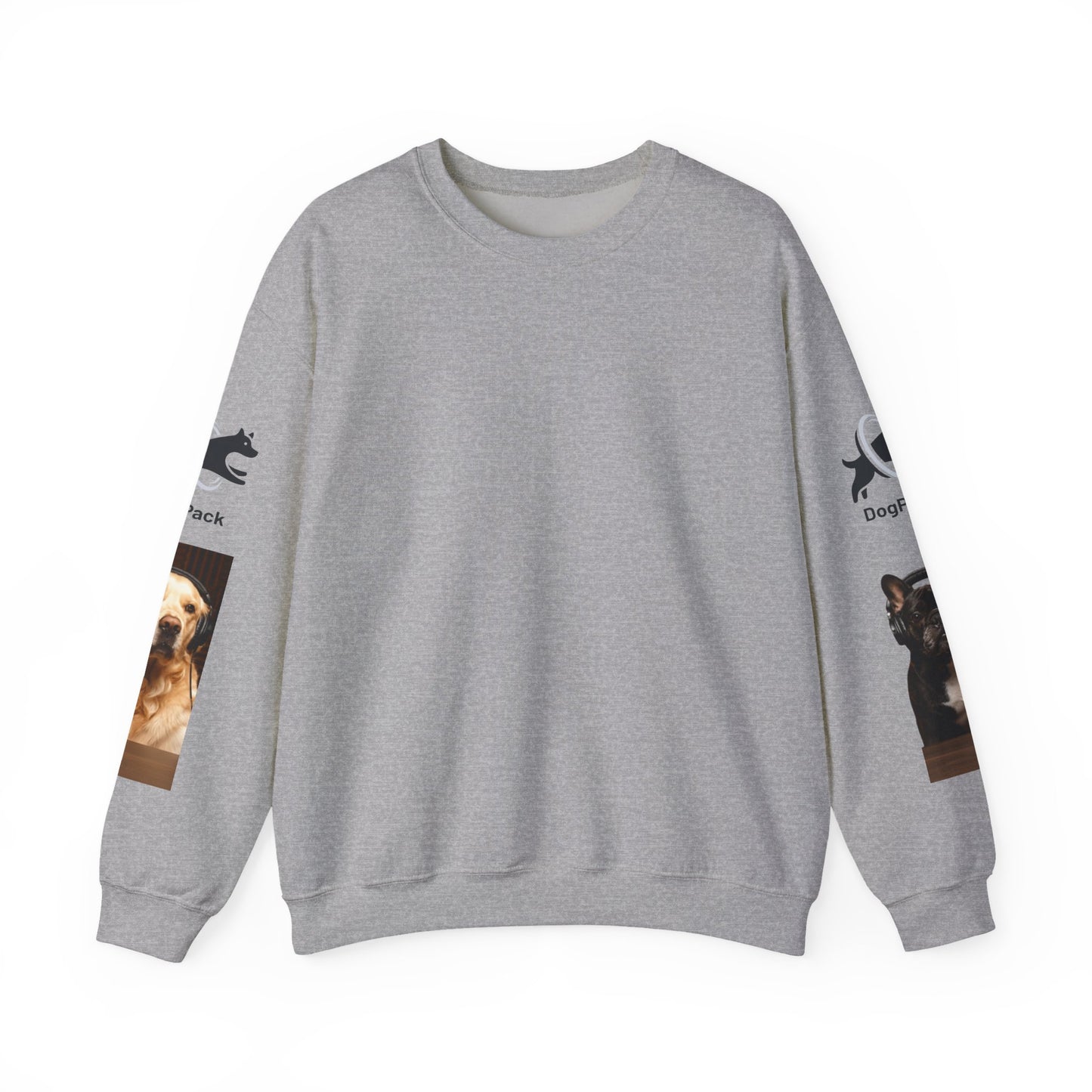 Goldie & Frenchie Have your Back Crewneck and Printed Sleeves