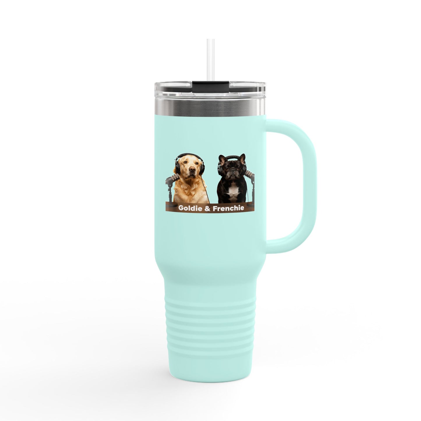 Goldie & Frenchie 40oz Insulated Travel Mug