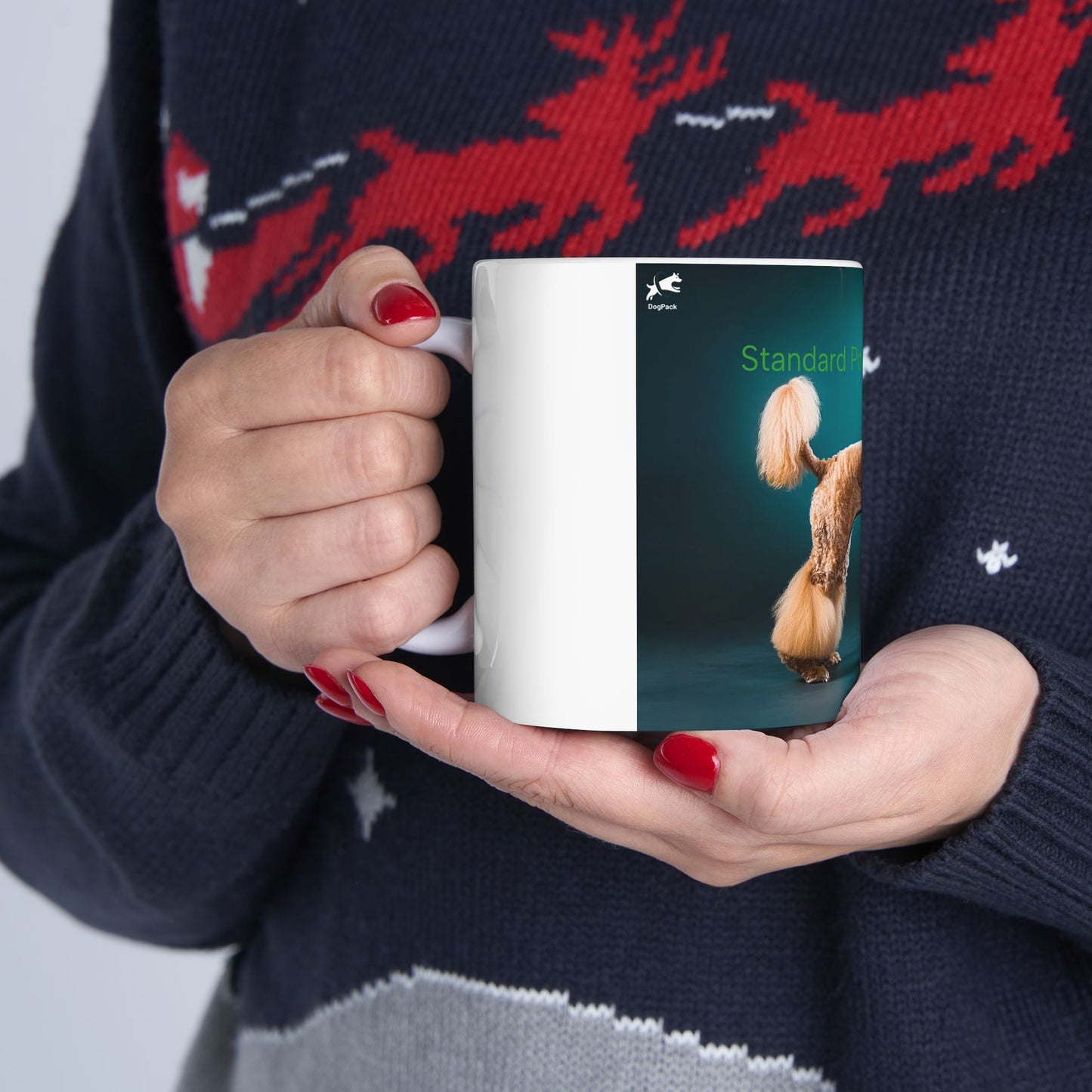 Standard Poodle Ceramic Mug — Standard Poodle Dog Breed Coffee Cup (11oz & 15oz)