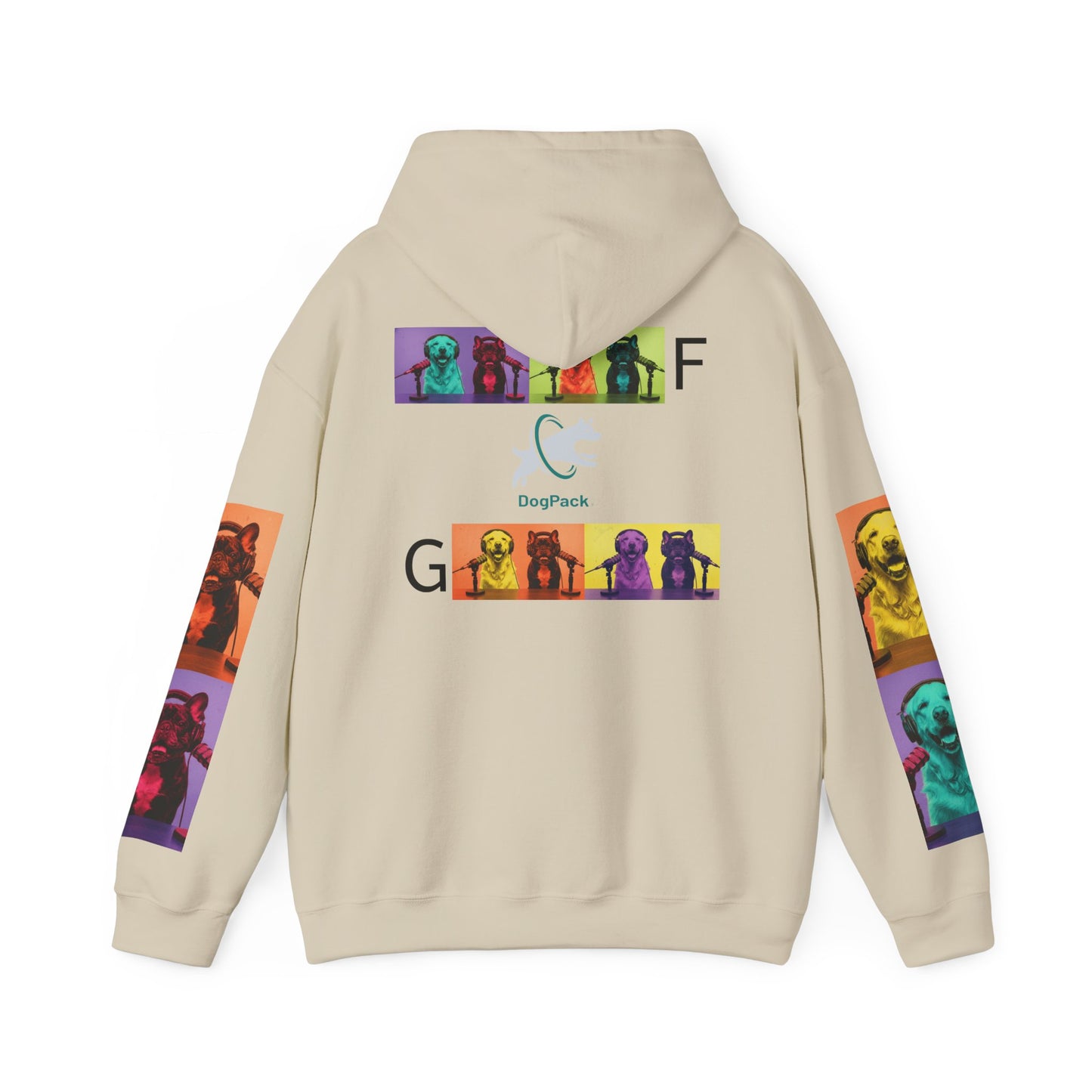 Goldie & Frenchie Cruisin' Hoodie — G&F "Windows down, music up" - Warhol inspired