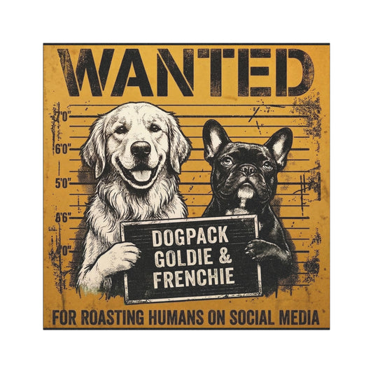 Goldie & Frenchie Car Magnet — Mugshot