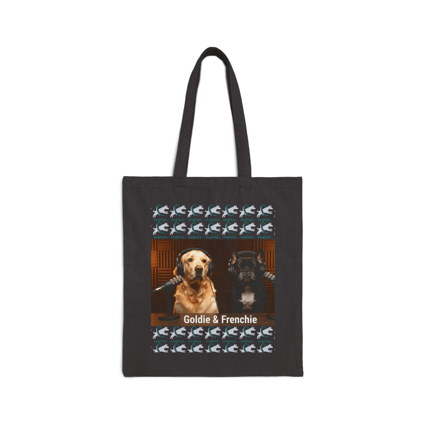 Goldie & Frenchie 'High Fives' Canvas Tote