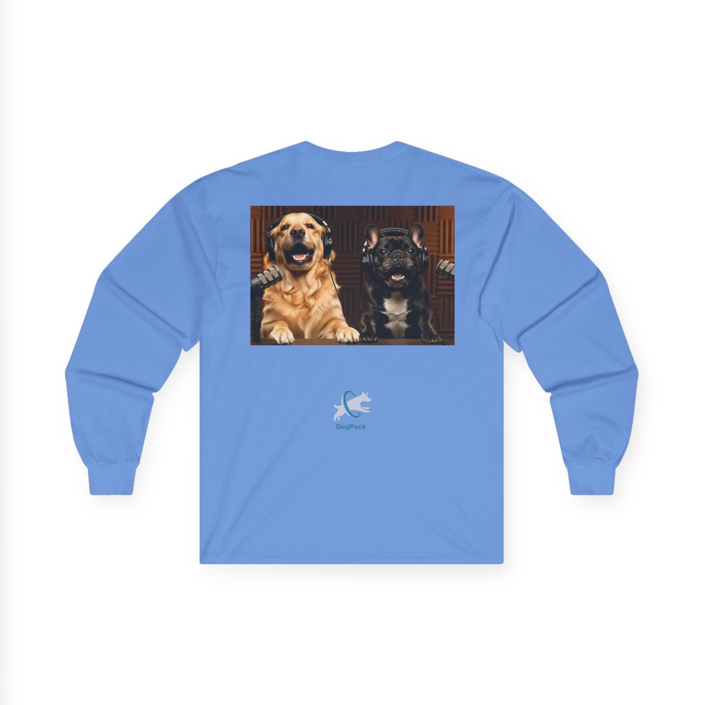 Goldie & Frenchie Long Sleeve Tee - Front and Back