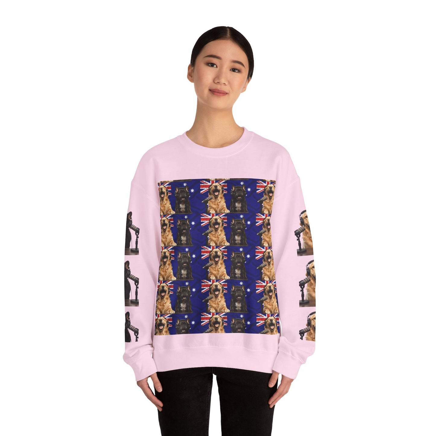 Goldie & Frenchie Australian Pride Crewneck Sweatshirt — Fully Printed Special Edition - Ships from Australia + New Zealand