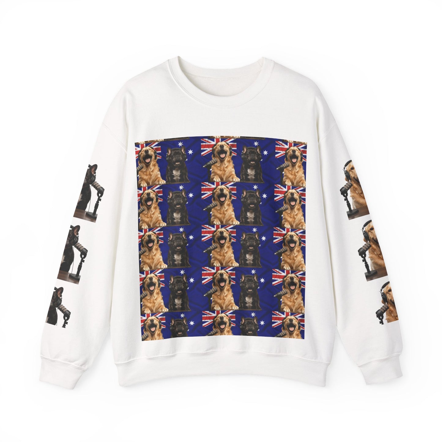 Goldie & Frenchie Australian Pride Crewneck Sweatshirt — Fully Printed Special Edition - Ships from Australia + New Zealand