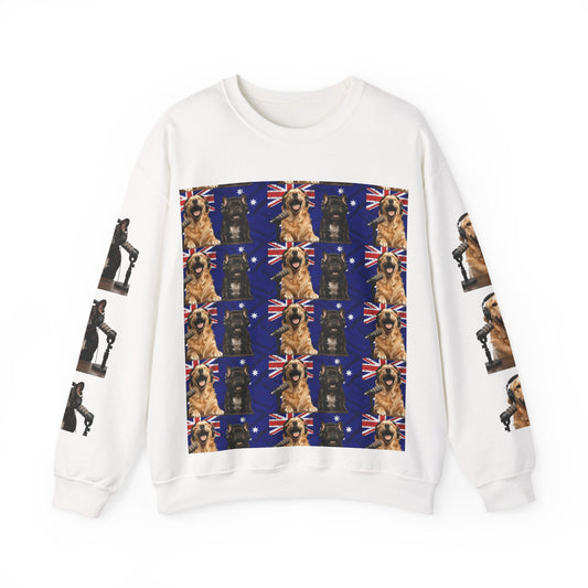 Goldie & Frenchie Australian Pride Crewneck Sweatshirt — Fully Printed Special Edition - Ships from Australia & NZ