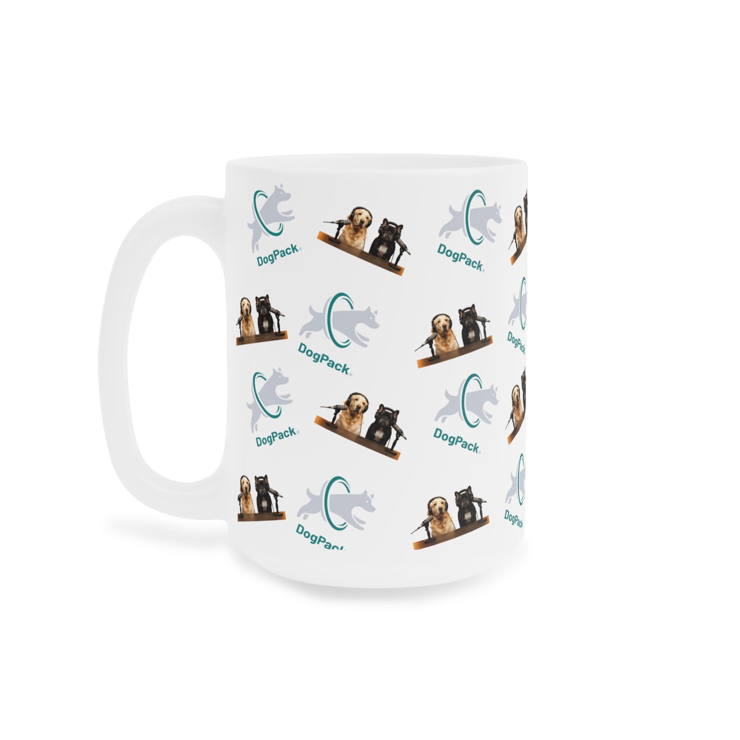 Goldie & Frenchie x DogPack Coffee Mug (11oz/15oz/20oz) - Made and Ships from Canada