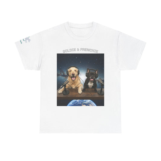 Goldie & Frenchie Broadcasting from Space T-Shirt
